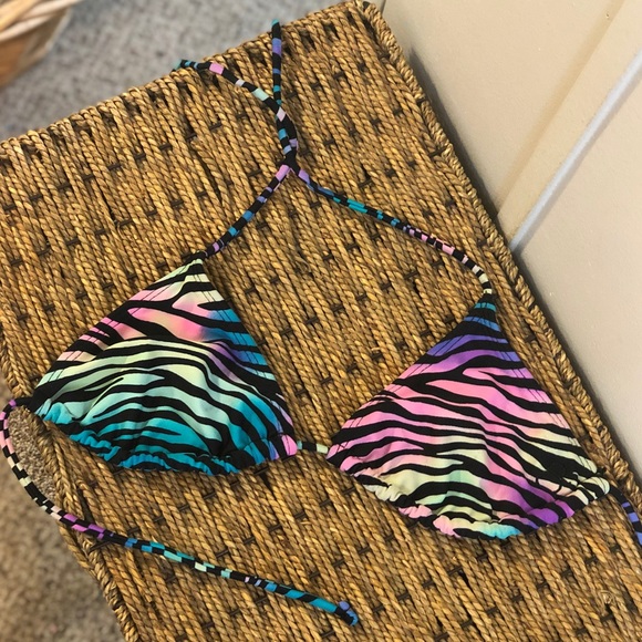 COPY - 2 bright triangle swim tops sz sm - Picture 4 of 7